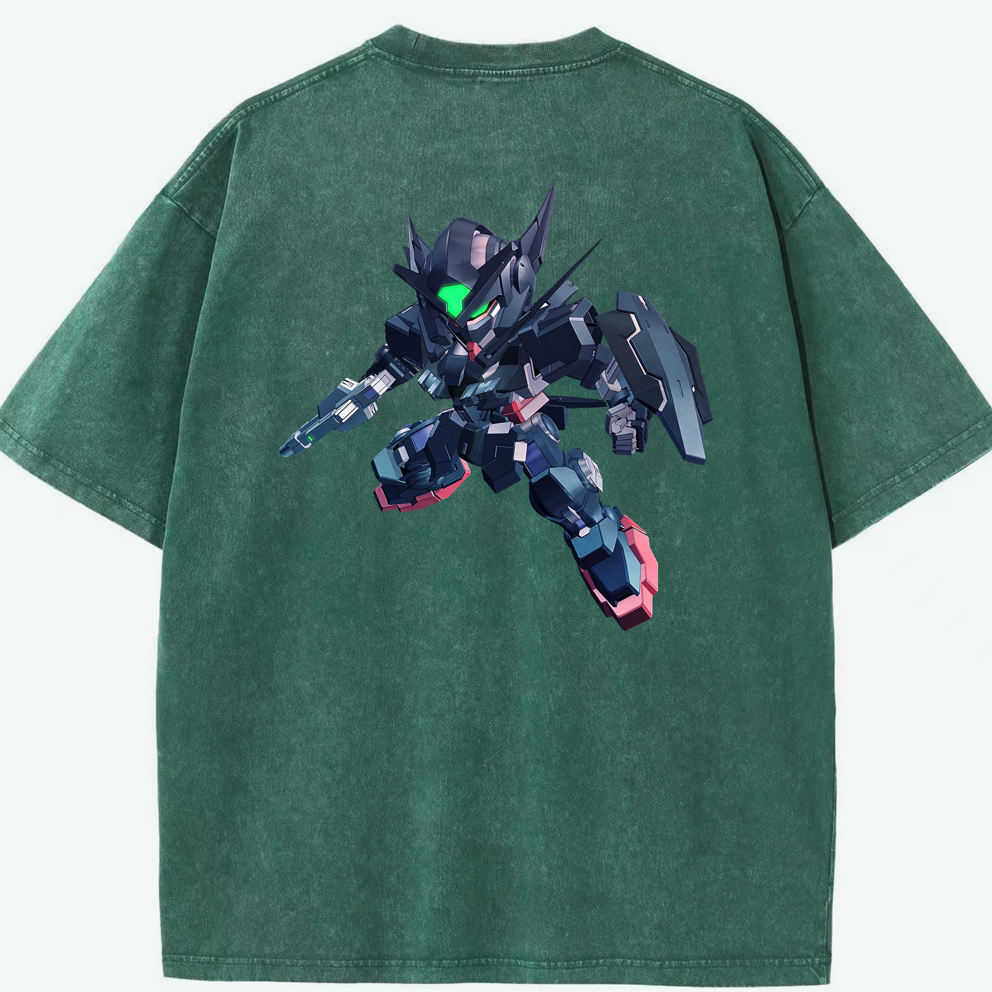 （画像用） 機動戦士ガンダム Mobile Suit Gundam 綿100% ヴィンテージ風 半袖Tシャツ（背面プリント）